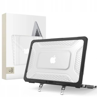 Etui Tech-Protect Kevlar Pro na MacBook Neo 13" 2026 - czarno-przezroczyste