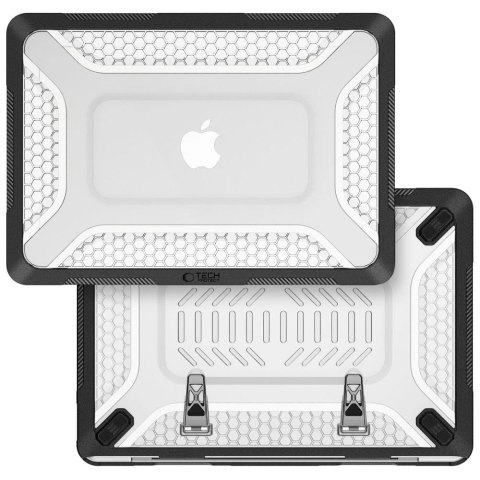 Etui Tech-Protect Kevlar Pro na MacBook Neo 13" 2026 - czarno-przezroczyste