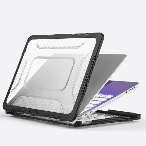 Etui Tech-Protect Kevlar Pro na MacBook Neo 13" 2026 - czarno-przezroczyste