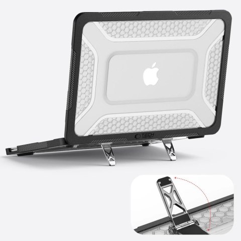 Etui Tech-Protect Kevlar Pro na MacBook Neo 13" 2026 - czarno-przezroczyste