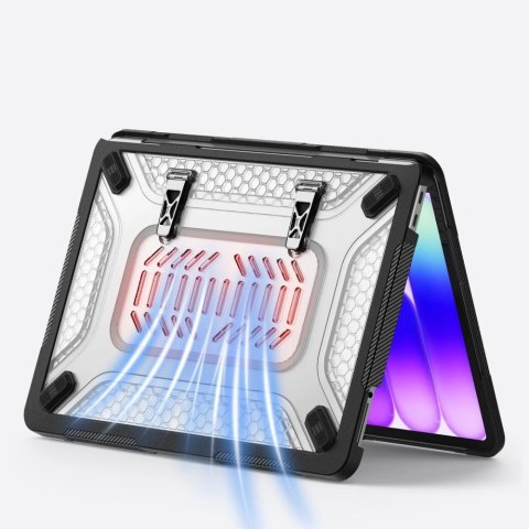 Etui Tech-Protect Kevlar Pro na MacBook Neo 13" 2026 - czarno-przezroczyste