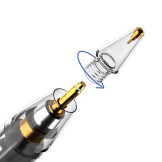 Końcówki Tech-Protect Stylus Tips 4-Pack wymienne do Apple Pencil - przezroczysta
