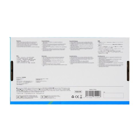Mikrofon dynamiczny gamingowy BOYA CastMic S60 przewodowy USB XLR - czarny