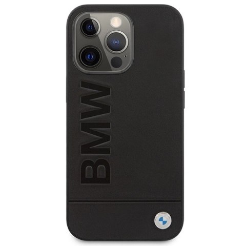 Etui BMW Signature Logo Imprint MagSafe na iPhone 14 Pro - czarne