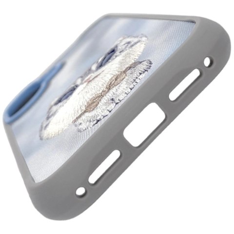 Etui Nimmy Big Eyed Pet 2.0 Cat do iPhone 17 - szare