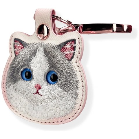 Etui Nimmy Big Eyed Pet 2.0 Cat na lokalizator - różowe