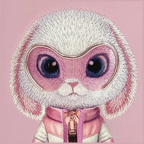 Etui Nimmy Cool&Cute 2.0 Rabbit na iPhone 17 Pro - różowe