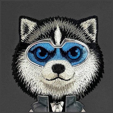 Etui Nimmy Cool&Cute 2.0 Wolf na iPhone 17 Pro Max - czarne