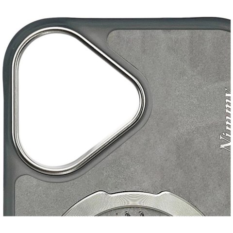 Etui Nimmy Dragon MagSafe na iPhone 16 - szare