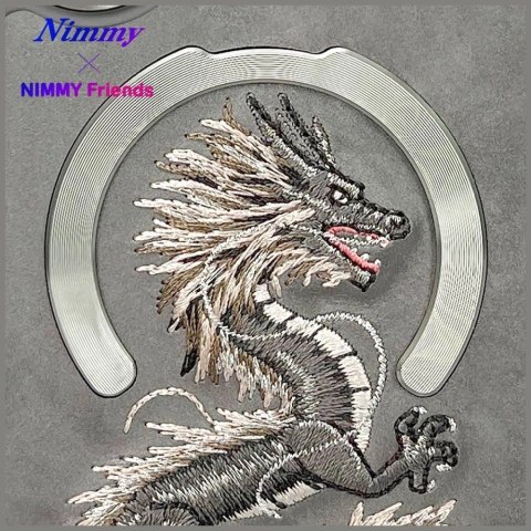 Etui Nimmy Dragon MagSafe na iPhone 16 - szare