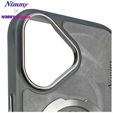 Etui Nimmy Dragon MagSafe na iPhone 16 - szare