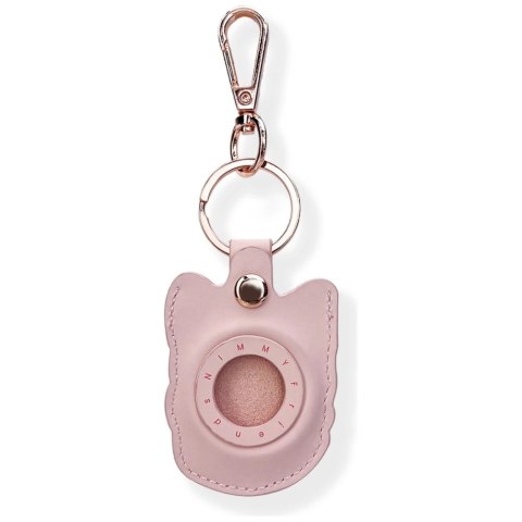 Etui Nimmy Glasses Cool Cat na lokalizator - różowe