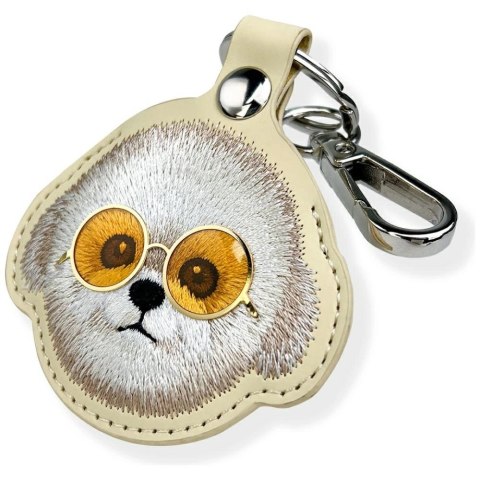 Etui Nimmy Glasses Cool Dog na lokalizator - zielone