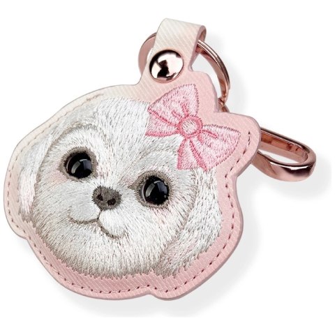 Etui Nimmy New Big Eyed Pet 2.0 Dog na lokalizator - różowe