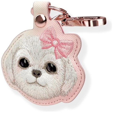 Etui Nimmy New Big Eyed Pet 2.0 Dog na lokalizator - różowe
