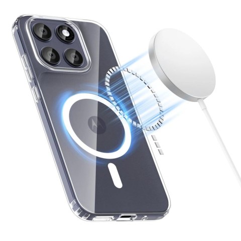 Etui Tech-Protect FlexAir Hybrid MagSafe na Motorola Moto G67 / G77 - przezroczyste