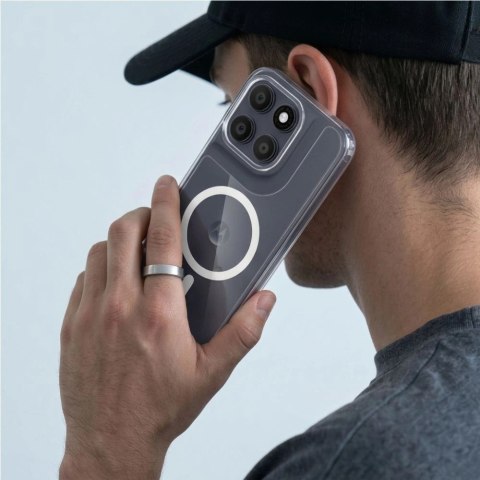 Etui Tech-Protect FlexAir Hybrid MagSafe na Motorola Moto G67 / G77 - przezroczyste