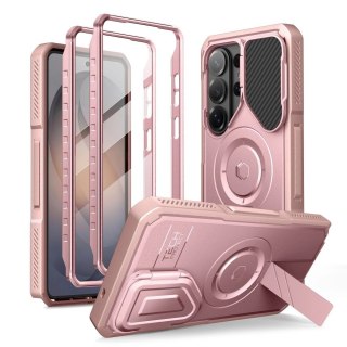 Etui Tech-Protect Kevlar MagSafe 2-Set na Samsung Galaxy S26 Ultra - różowe