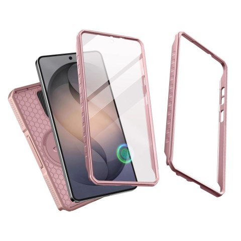 Etui Tech-Protect Kevlar MagSafe 2-Set na Samsung Galaxy S26 Ultra - różowe