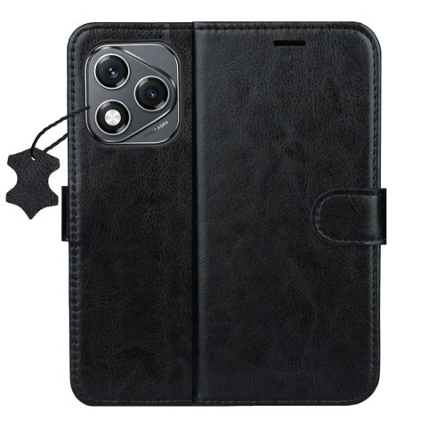 Etui skórzane Smart Luxe do Honor 400 Lite czarne