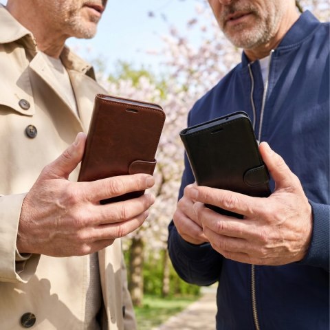 Etui skórzane Smart Luxe do Samsung Galaxy A36 5G / A56 5G / A37 5G czarne