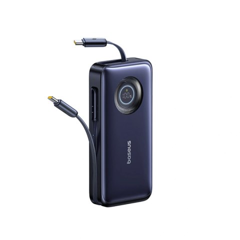 Powerbank Baseus EnerCore CR11 20000mAh 100W ze zwijanym kablami USB-C - czarny