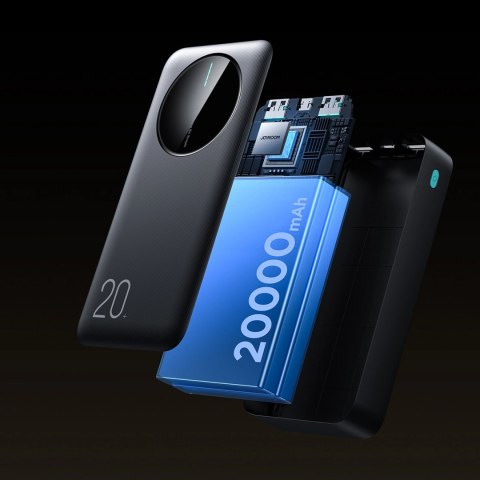 Powerbank Joyroom JR-PBF14 20000mAh 2.4A 2x USB-A 1x USB-C - czarny
