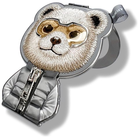 Zawieszka magnetyczna Nimmy Cool&Cute 2.0 Bear - szara