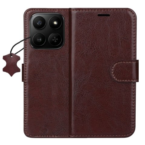 Etui skórzane Smart Luxe do Honor X7d 5G brązowe