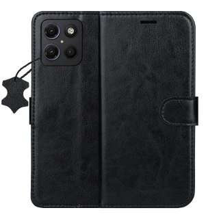 Etui skórzane Smart Luxe do Motorola Moto G15 / G15 Power / G17 / G17 Power brązowe