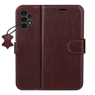 Etui skórzane Smart Luxe do Samsung Galaxy A13 4G brązowe