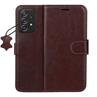 Etui skórzane Smart Luxe do Samsung Galaxy A52 4G / A52 5G / A52S 5G brązowe