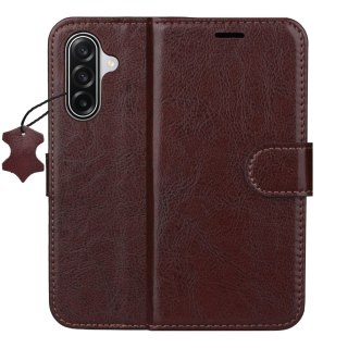 Etui skórzane Smart Luxe do Samsung Galaxy A57 5G brązowe