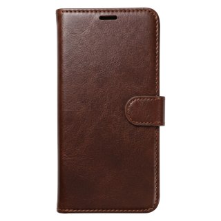 Etui skórzane Smart Luxe do Samsung Galaxy S25 FE brązowe