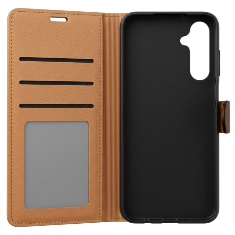 Etui skórzane Smart Luxe do Samsung Galaxy S25 FE brązowe