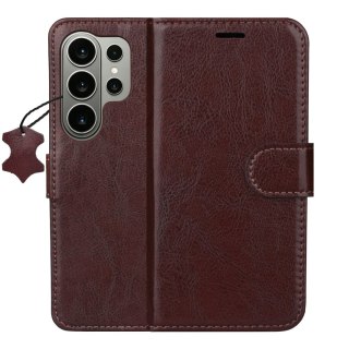 Etui skórzane Smart Luxe do Samsung Galaxy S26 Ultra brązowe