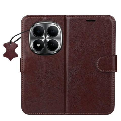 Etui skórzane Smart Luxe do Xiaomi Redmi Note 15 Pro Plus 5G brązowe