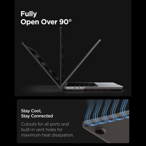 SPIGEN AIRSKIN MACBOOK PRO 16 M1-M5 / M5 PRO / M5 PRO MAX 2021-2026 FROST BLACK