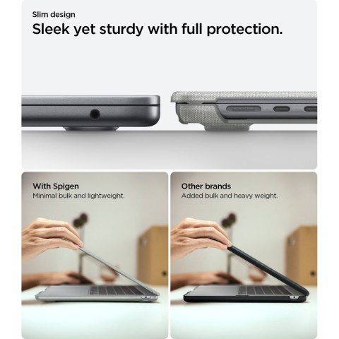 SPIGEN URBAN FIT MACBOOK AIR 13 M2-M5 2023-2026 HEATHER GREY