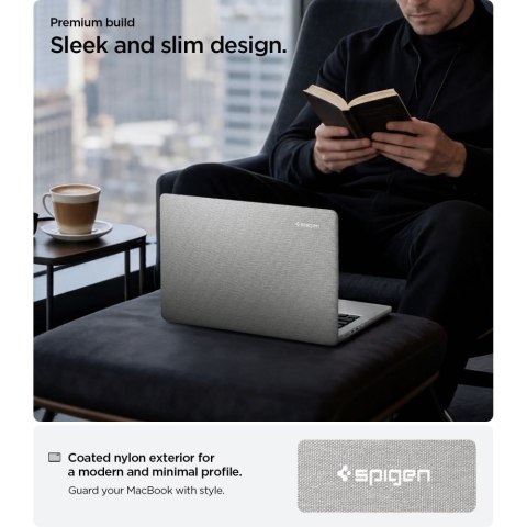 SPIGEN URBAN FIT MACBOOK PRO 14 M1-M5 / M5 PRO / M5 PRO MAX 2021-2026 HEATHER GREY