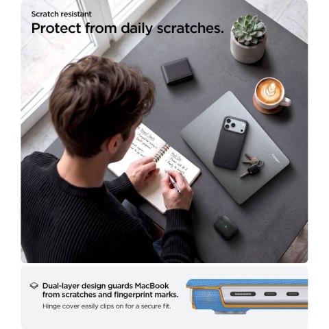 SPIGEN URBAN FIT MACBOOK PRO 14 M1-M5 / M5 PRO / M5 PRO MAX 2021-2026 HEATHER GREY