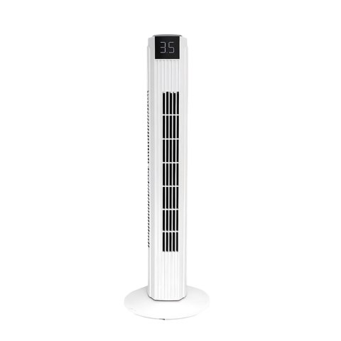 LTC Wentylator kolumnowy 82cm 50W biały + pilot