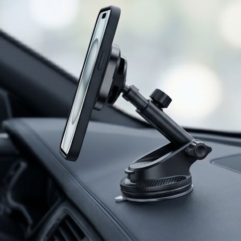 TECH-PROTECT V20 ARCTICBOOST MAGNETIC MAGSAFE DASHBOARD & VENT CAR MOUNT WIRELESS CHARGER 25W QI2.2 BLACK