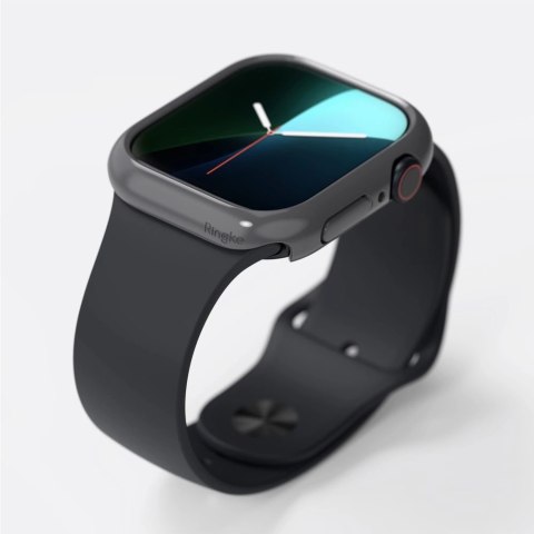 Etui Ringke Slim 2-pack na Apple Watch 10 46 mm - przezroczyste i czarny mat