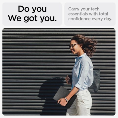 Etui Spigen Urban Fit na iPad Air 10.9'' (2020/2022) / 11'' (2024/2025/2026) - czarne