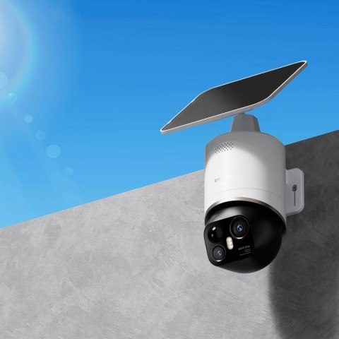 Kamera zewnętrzna Dreame Navo Elite 1 Outcam 360° z panelem solarnym - biała