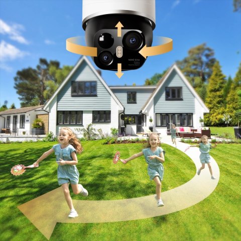 Kamera zewnętrzna Dreame Navo Elite 1 Outcam 360° z panelem solarnym - biała