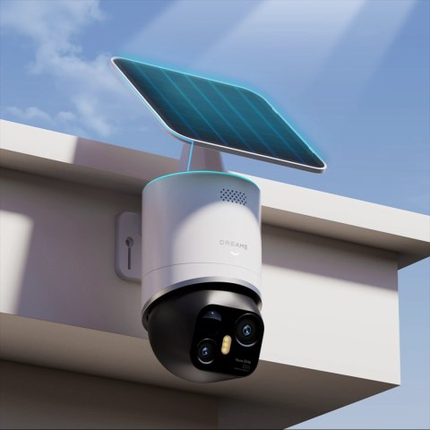 Kamera zewnętrzna Dreame Navo Elite 1 Outcam 360° z panelem solarnym - biała