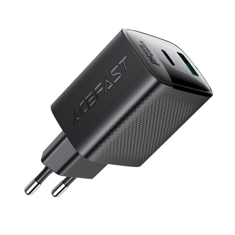 Ładowarka sieciowa Acefast A106 GaN PD 45W USB-C USB-A - czarna