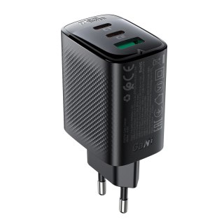 Ładowarka sieciowa Acefast A108 GaN PD 67W 2xUSB-C 1xUSB-A - czarna